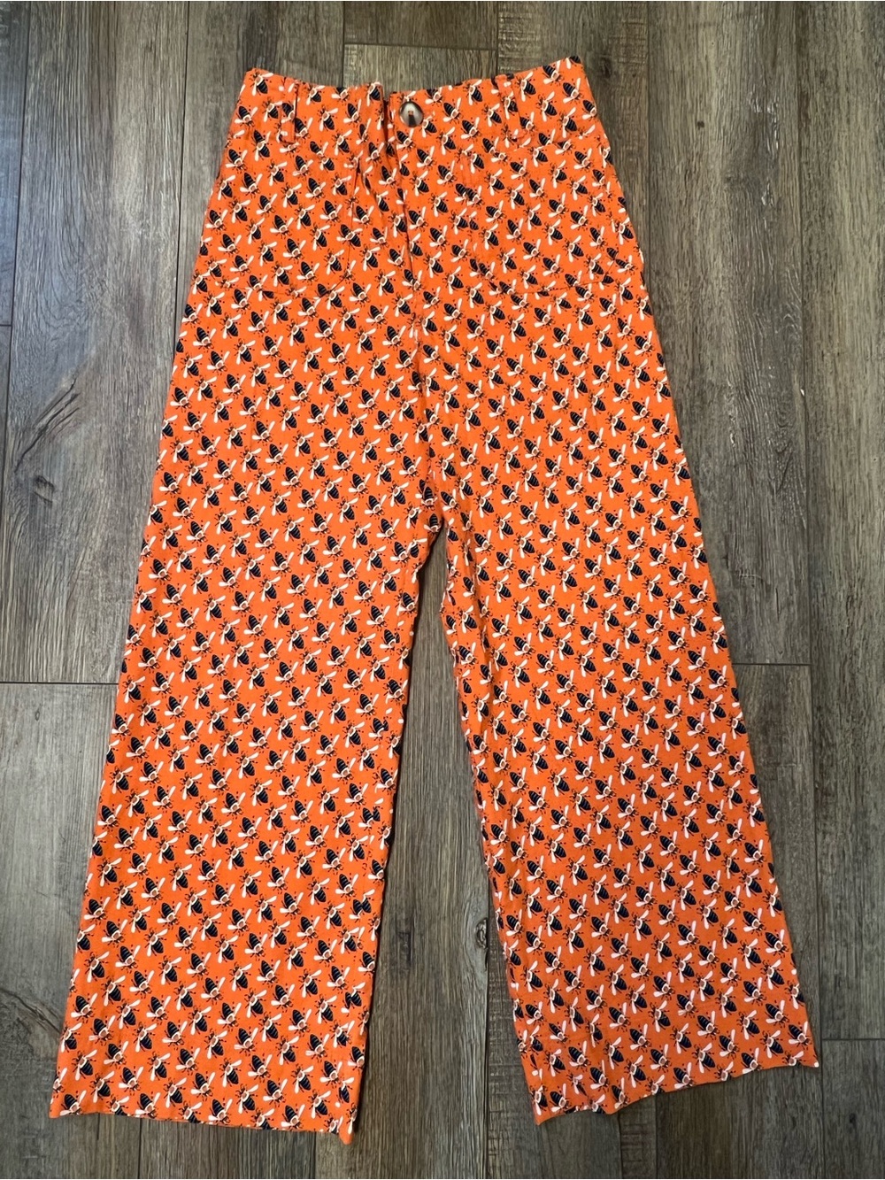 Sarah Gordon x Maeve The Colette Wide-Leg Crop Pants Size 2 - Picture 5 of 9